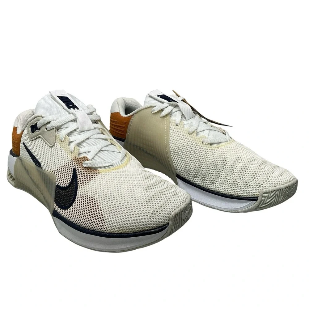 Nike Metcon 9 AMP Training Shoes Light Bone Navy DZ2616-100 Men Size 10  No Box